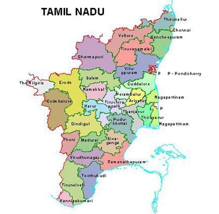 žemėlapis Chennai Tamil Nadu